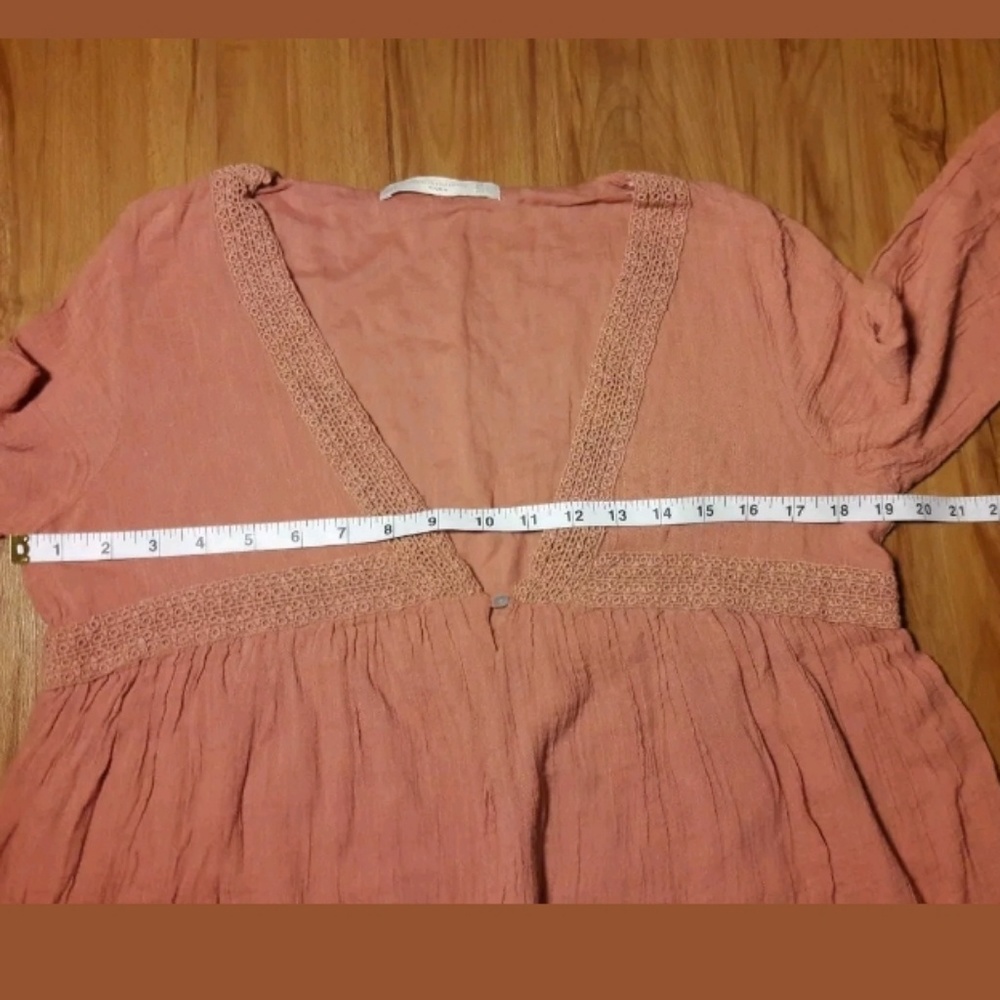 🌟SOLD🌟Zara Women's Tunic Blouse Size Large - Picture 4 of 7